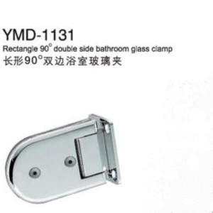 Stainless Steel Frameless Shower Accessories Glass Door Rectangle Glass Clamp