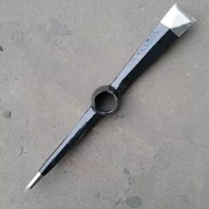 Black Color Painted Steel Pickaxe