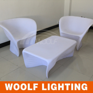 Hot Sales Outdoor Rechargeable Colorful Furniture LED Single Sofa